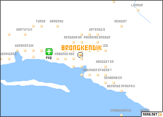 map of Brongkendik