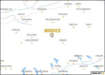 map of Bronice