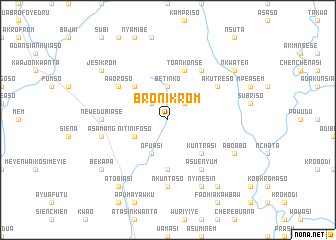 map of Bronikrom