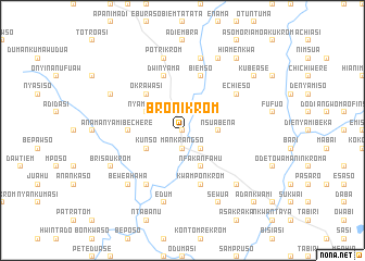 map of Bronikrom