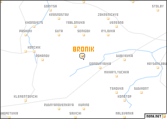 map of Bronik