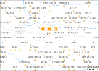 map of Bronisze