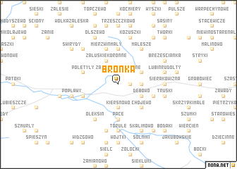 map of Bronka