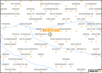 map of Brönkow