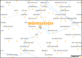 map of Bronnegerveen