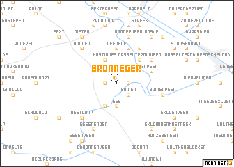 map of Bronneger