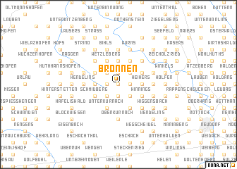 map of Bronnen