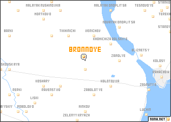 map of Bronnoye