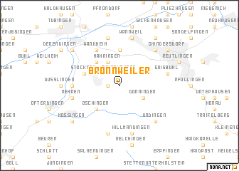 map of Bronnweiler