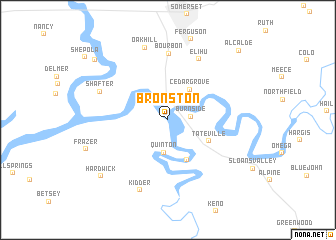 map of Bronston