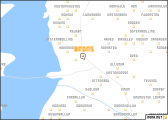 map of Brøns