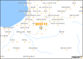 map of Bronte