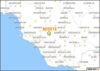 map of Bronte