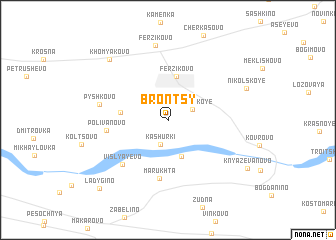 map of Brontsy