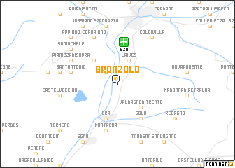 map of Bronzolo