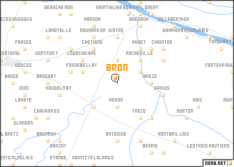 map of Bron