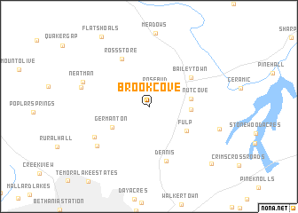 map of Brook Cove