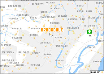 map of Brookdale