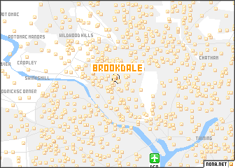 map of Brookdale