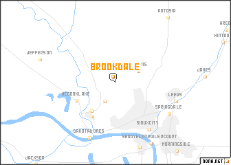 map of Brookdale