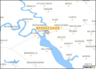 map of Brookeshire