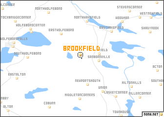map of Brookfield