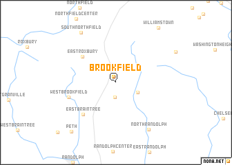 map of Brookfield