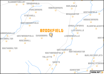 map of Brookfield