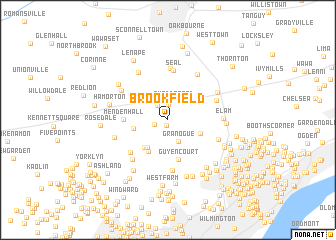 map of Brookfield