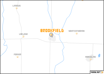 map of Brookfield