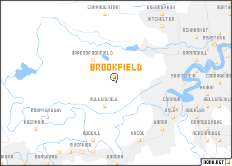 Brookfield (Australia) Map   Nonanet