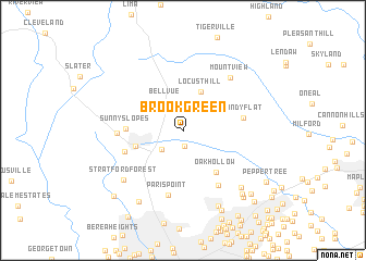 map of Brookgreen