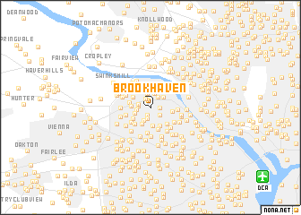 map of Brookhaven