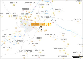 map of Brookhaven