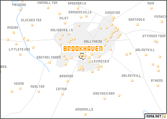 map of Brookhaven