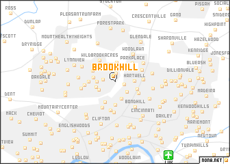 map of Brookhill