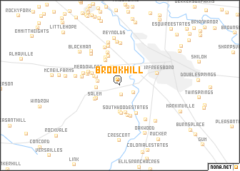 map of Brookhill