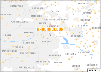 map of Brook Hollow