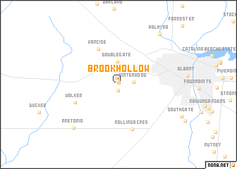 map of Brookhollow