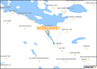 map of Brookhurst