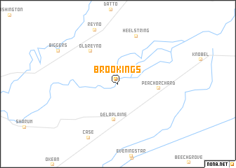 map of Brookings
