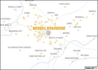 map of Brookland Manor