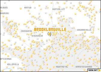 map of Brooklandville