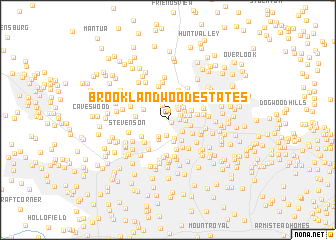 map of Brooklandwood Estates