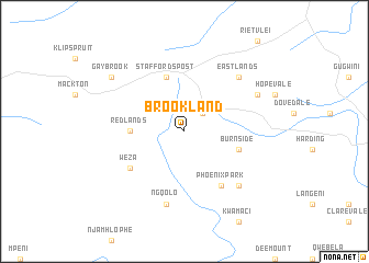map of Brookland