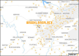 map of Brooklane Place