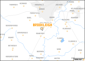 map of Brookleigh
