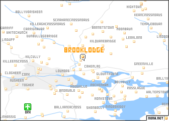 map of Brooklodge