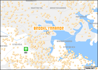 map of Brooklyn Manor