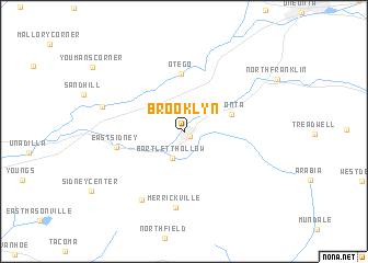 map of Brooklyn